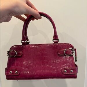 Y2K hot pink mini handbag